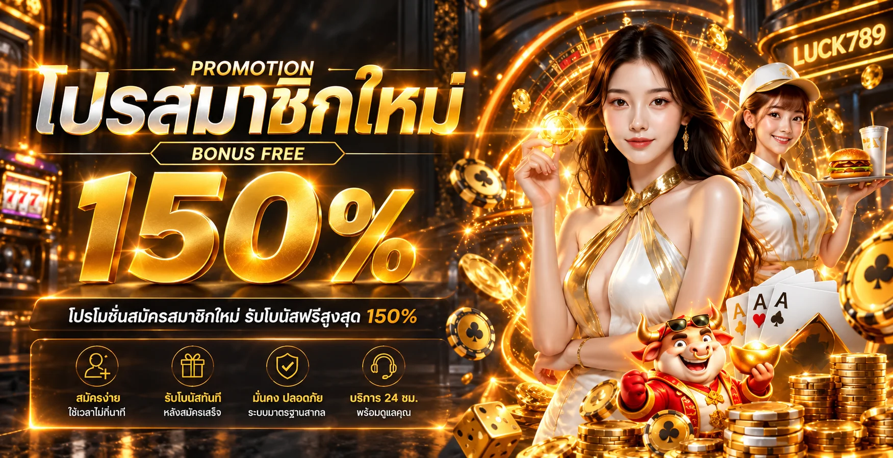 LUCK789 (Lucky789) ทางเข้า สมัคร คาสิโนและสล็อต